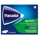 Panadol Sprint tabletki o działaniu przeciwbólowym i przeciwgorączkowym, 12 szt.
