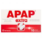 Apap Extra tabletki na ból o różnym pochodzeniu, 10 szt.