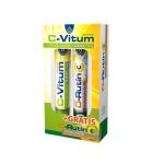 C-Vitum 1000 mg + D-Rutin c dwupak: tabletki musujące z witaminą C – 20 szt. + tabletki musujące z witaminą D – 20 szt.