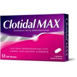 Clotidal MAX tabletka dopochwowe na leczenie objawów grzybicy, 1 szt