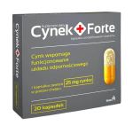 Cynek+Forte kapsułki o przedłużonym uwalnianiu z cynkiem, 20 szt.