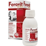 Ferovit Bio Special Kids płyn ze składnikami uzupełniającymi dietę w żelazo, 150 g