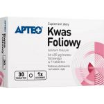 Kwas foliowy APTEO  tabletki ze składnikami dla kobiet planujących ciążę i w okresie ciąży, 30 szt.