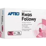 Kwas foliowy APTEO tabletki ze składnikami dla kobiet planujących ciążę i w okresie ciąży, 90 szt.