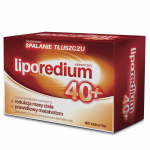 LIPOREDIUM 40+ tabletki ze składnikami wspomagającymi redukcję masy ciała, 60 szt.