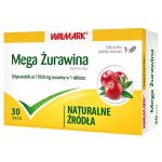 Mega Żurawina tabletki ze składnikami wspierającymi funkcjonowanie dróg moczowych, 30 szt.