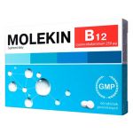 Molekin B12 tabletki ze składnikami wspierającymi pracę układu nerwowego, 60 szt.