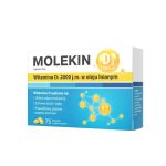 Molekin D3 2000 j.m. kapsułki ze składnikami wspierającymi układ odpornościowy, 75 szt.