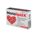 Monolipid K kapsułki z roślinnej celulozy ze składnikami wspierającymi prawidłowy poziom cholesterolu, 30 szt.