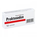 Proktosedon  czopki doodbytnicze na hemoroidy, 12 szt. 