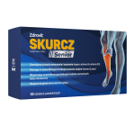 Zdrovit Skurcz Senior tabletki ze składnikami wspierającymi krążenie dla seniorów, 56 szt.
