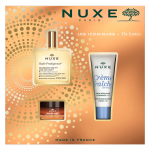 NUXE Les Iconiques zestaw: olejek pielęgnacyjny – 50 ml, krem nawilżający – 30 ml, balsam do ust – 15 g