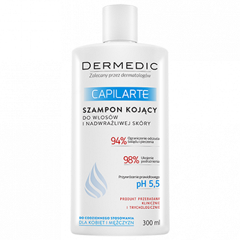DERMEDIC CAPILARTE , szampon kojący do włosów i nadwrażliwej skóry, 300 ml, 1 szt.