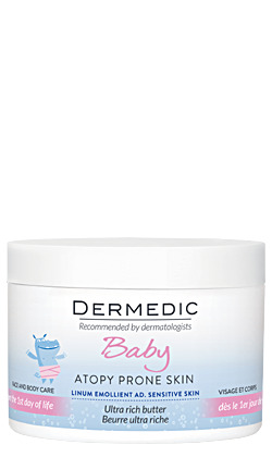 Dermedic Linum Emolient Baby masło intensywnie natłuszczające, 225 ml