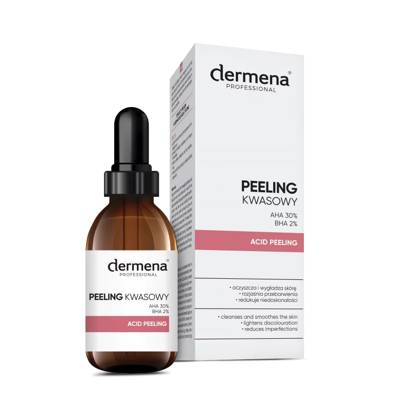 PHARMENA Dermena Professional - Peeling kwasowy AHA 3, oczyszczający i wygładzający skórę, 20 ml