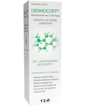Dermocort, aerozol na skórę, 1 szt.