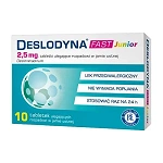 Deslodyna Fast Junior 2,5mg  tabletki przeciwalergiczne i przeciwhistaminowe , 10 szt.