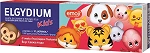 Elgydium Emoji Kids   pasta do zębów dla dzieci w postaci żelu o smaku orzeźwiającej truskawki, 50 ml