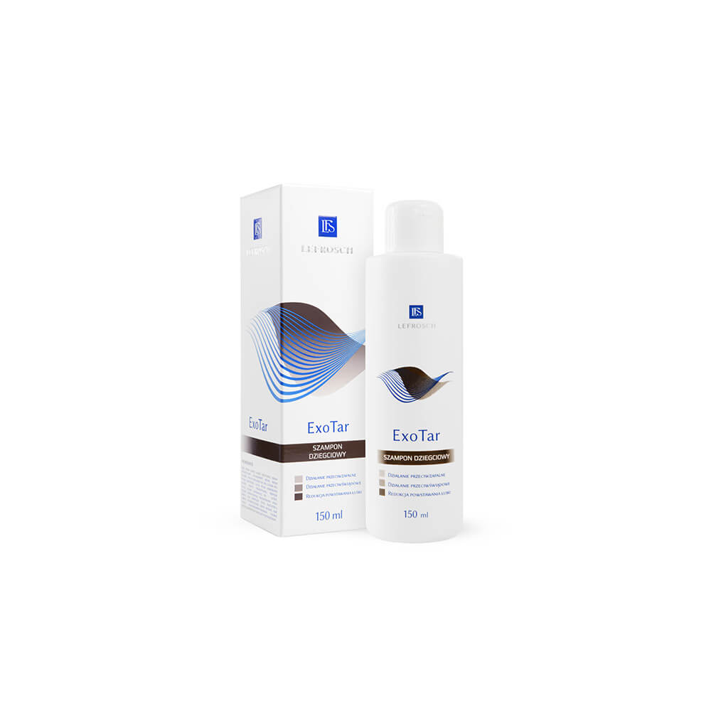 Exotar szampon do stosowania w przypadku chorób skórnych głowy, 150 ml