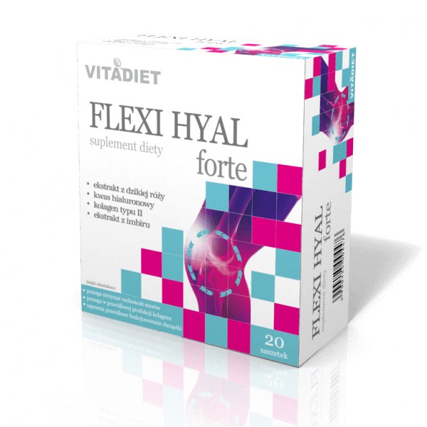 Vitadiet Flexi Hyal Forte, 20 saszetek x 15 ml