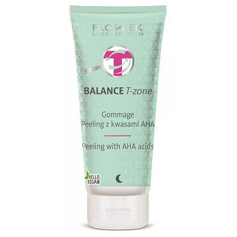 Flos-Lek Balance T-zone, peeling dla skóry mieszanej, 125 ml