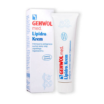 Gehwol Lipidro, krem intensywnie nawilżający do stóp, 75 ml
