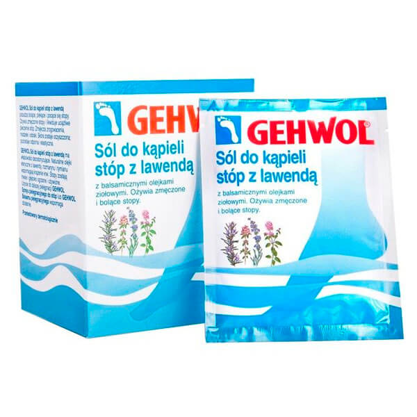 Gehwol Sól  ziołowa do kąpieli stóp z lawendą, 10 sasz.