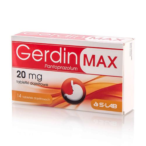 Gerdin Max  tabletki na zgagę, 14 szt.
