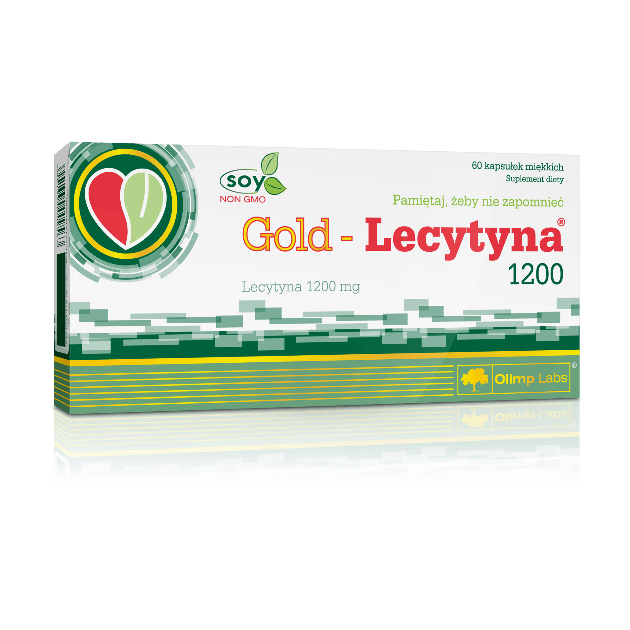 OLIMP Gold Lecytyna kapsułki  ze składnikami wspierającymi pamięć, 60 szt.