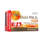 OLIMP Gold-Vit D3 2000 tabletki z witaminą D3, 120 szt.