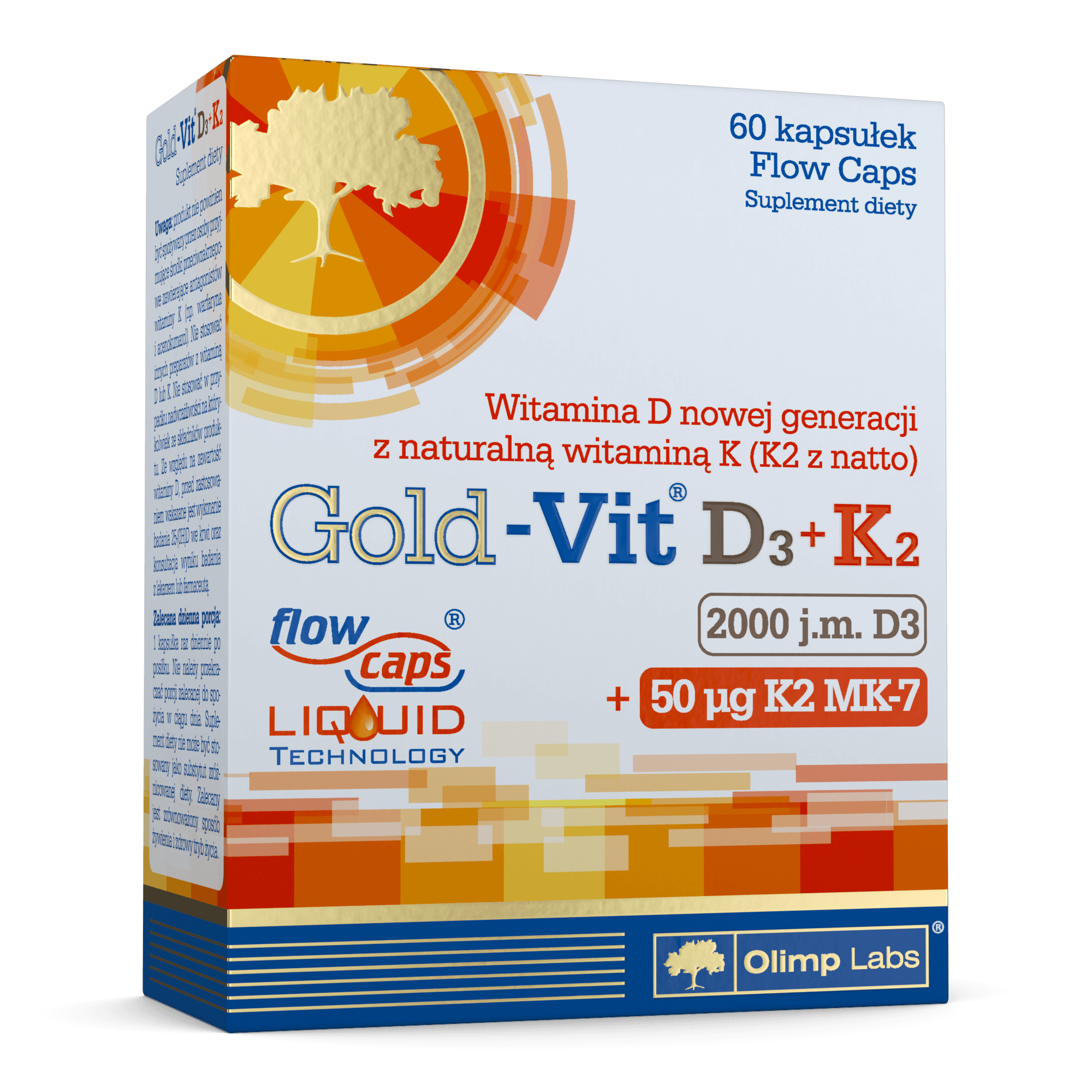 Olimp Gold-Vit D3+K2 kapsułki, 60 szt.