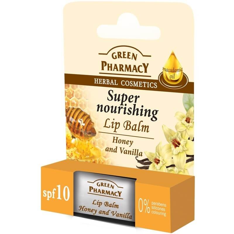 ELFA PHARM Green Pharmacy, Lotion für die Lippen, Honig & Vanille, 3,6 g
