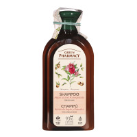 ELFA PHARM Green Pharmacy, szampon do włosów suchych, olej arganowy i granat, 350 ml — Inhaltsstoffe i ocena