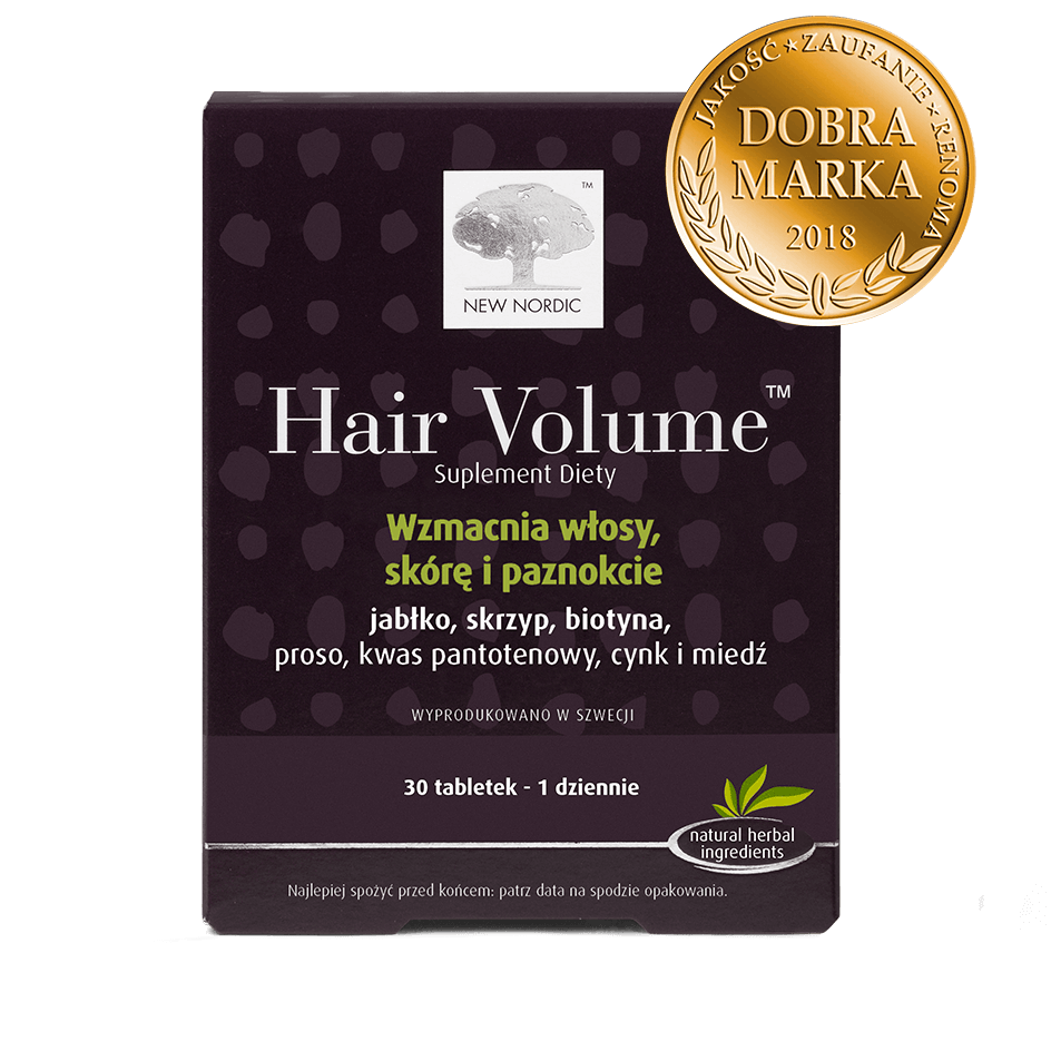 Hair Volume, tabletki ze składnikami wspierającymi skórę i paznokcie, 30 szt.