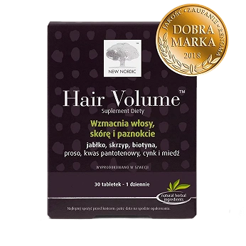 Hair Volume, tabletki ze składnikami wspierającymi skórę i paznokcie, 30 szt.