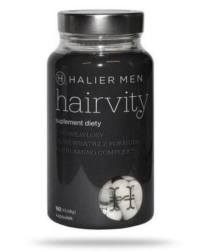 Hairvity Men, kapsułki ze składnikami na zdrowe włosy dla mężczyzn, 60 szt.