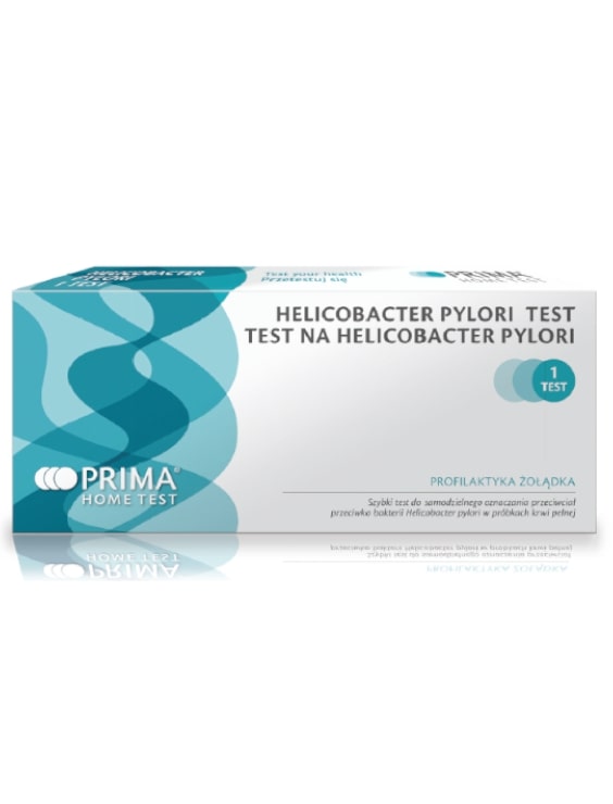 Helicobacter Pylori Test , domowy na obecność przeciwciał IgG przeciwko Helicobater pylori w krwi, 1 szt.