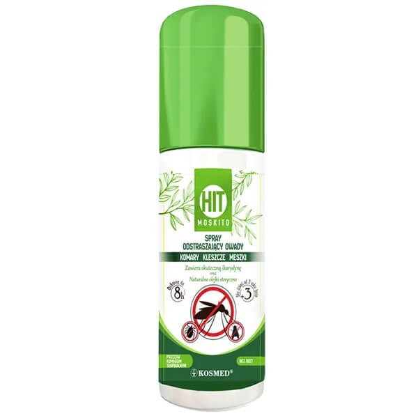 Hit Moskito , spray odstraszający komary i kleszcze, 80 ml
