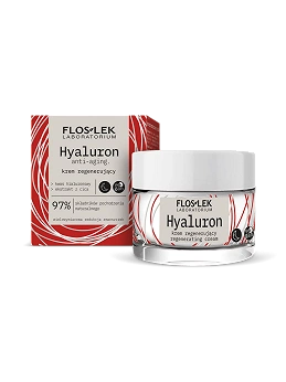 Flos-Lek Hyaluron anti-aging, krem przeciwzmarszczkowy na noc, 50 ml