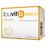 Ibuvit D3 4000 IU  kapsułki z witaminą D3, 90 szt.
