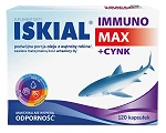 Iskial Immuno MAX + Cynk kapsułki z olejem z wątroby rekina i witaminą D, 120 szt. KRÓTKA DATA 01.06.2024