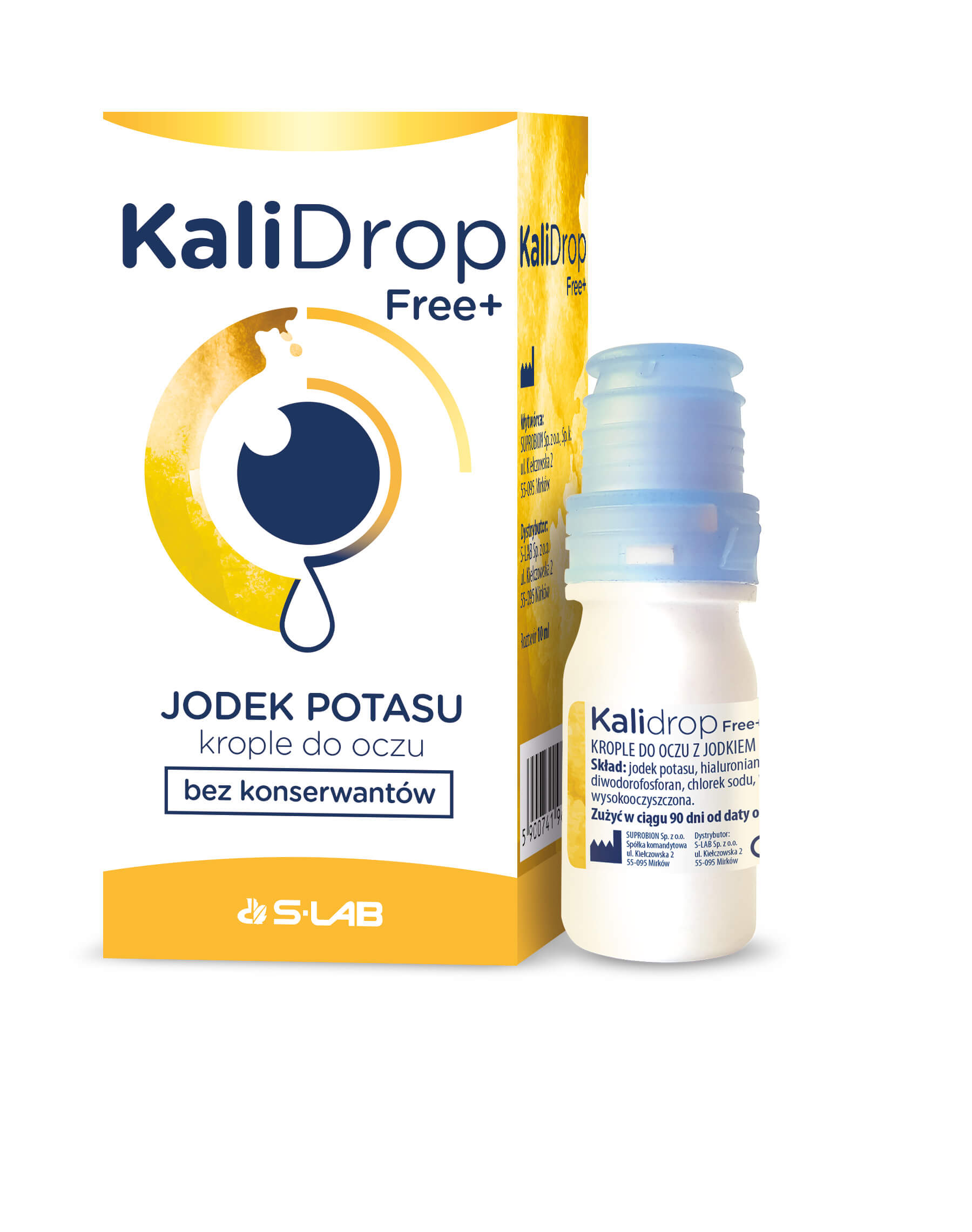 KaliDrop Free+  krople do oczu bez konserwantów, 10 ml