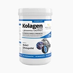 Kolagen+glukozamina i witamina C proszek ze składnikami zapewniającymi prawidłowe funkcjonowanie kości, 100 g