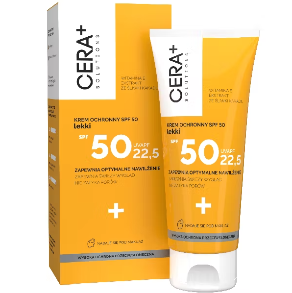 CERA+ SOLUTIONS  ochronny krem lekki SPF50, 50 ml