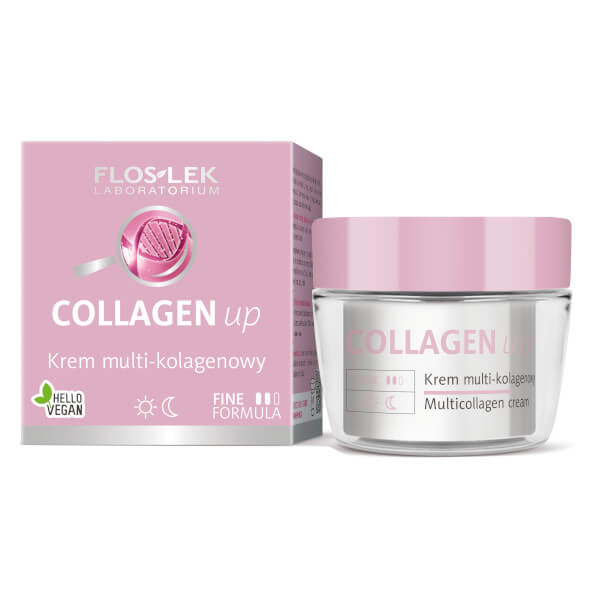 FLOSLEK Flos-Lek Collagen up , krem multi-kolagenowy do skóry dojrzałej, 50 ml