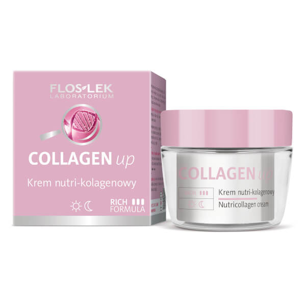 FLOSLEK Flos-Lek Collagen up , krem nutri-kolagenowy do skóry dojrzałej, 50 ml — Inhaltsstoffe i ocena