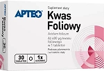 Kwas foliowy APTEO  tabletki ze składnikami dla kobiet planujących ciążę i w okresie ciąży, 30 szt.