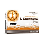 Olimp L-Karnityna Plus tabletki do ssania ze składnikami wspierającymi odchudzanie, 80 szt.