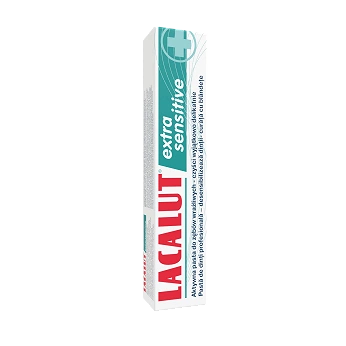 Lacalut Extra Sensitive, pasta do zębów wrażliwych, 75 ml