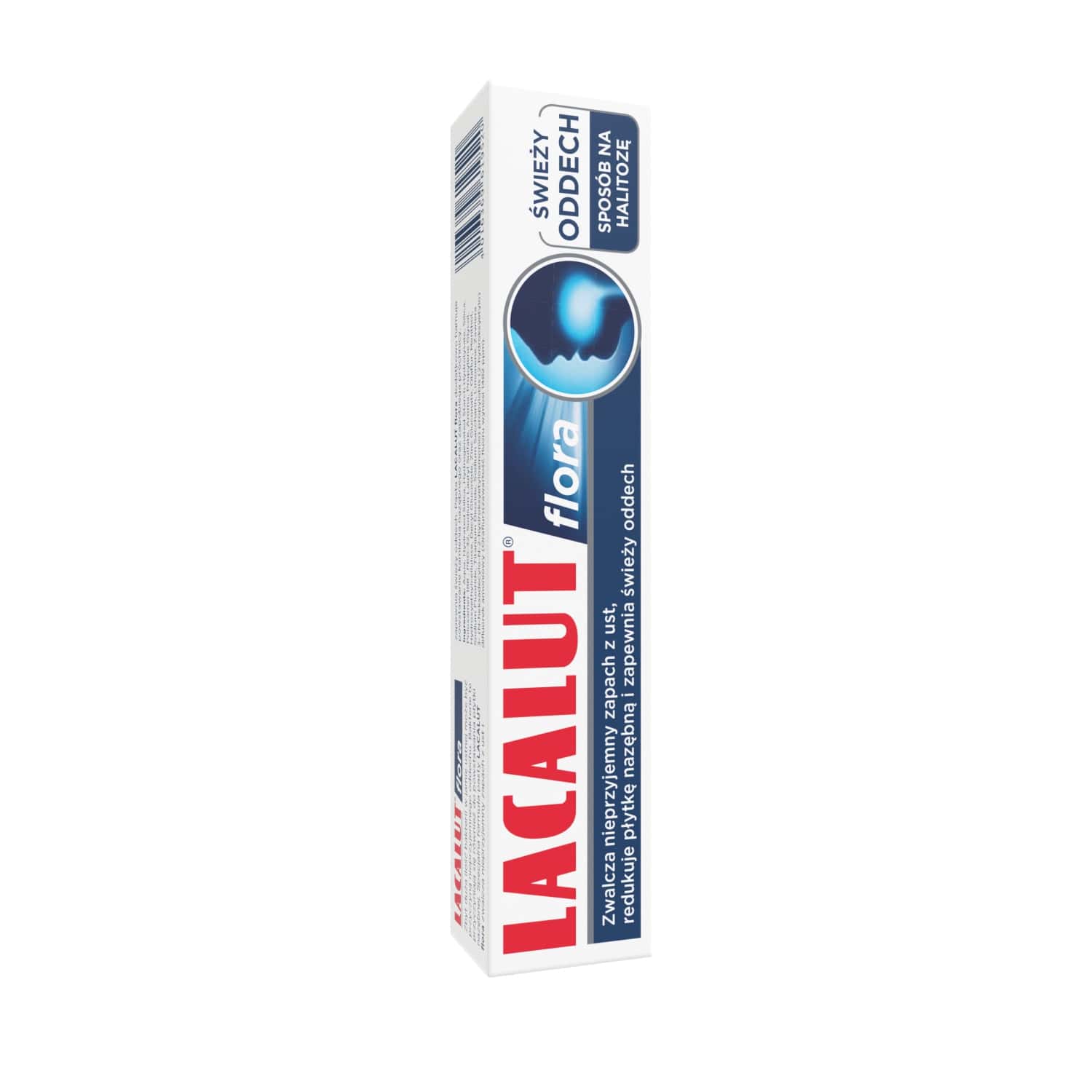 Lacalut Flora, pasta do zębów zwalczająca nieprzyjemny zapach z usta, 75 ml